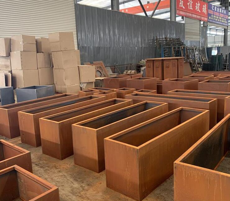 察隅耐候钢板花箱