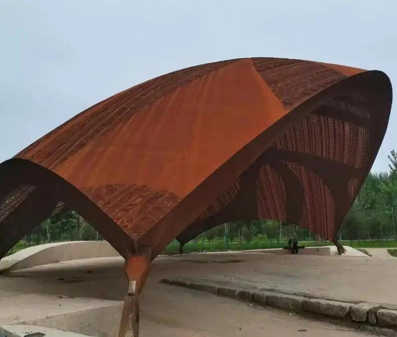 察隅耐候钢幕墙案例